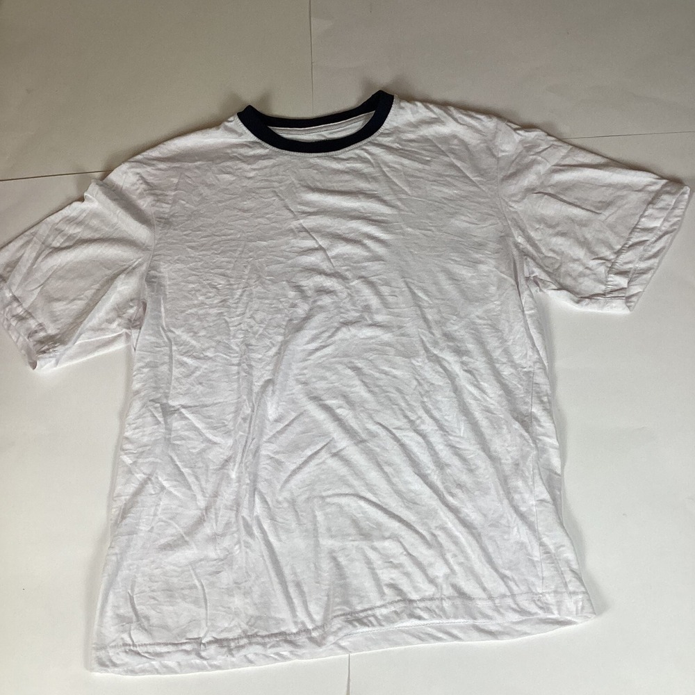 North Hudson Mens T Shirt Short Sleeve Stretch Top Size Large Crew Neck Solid
